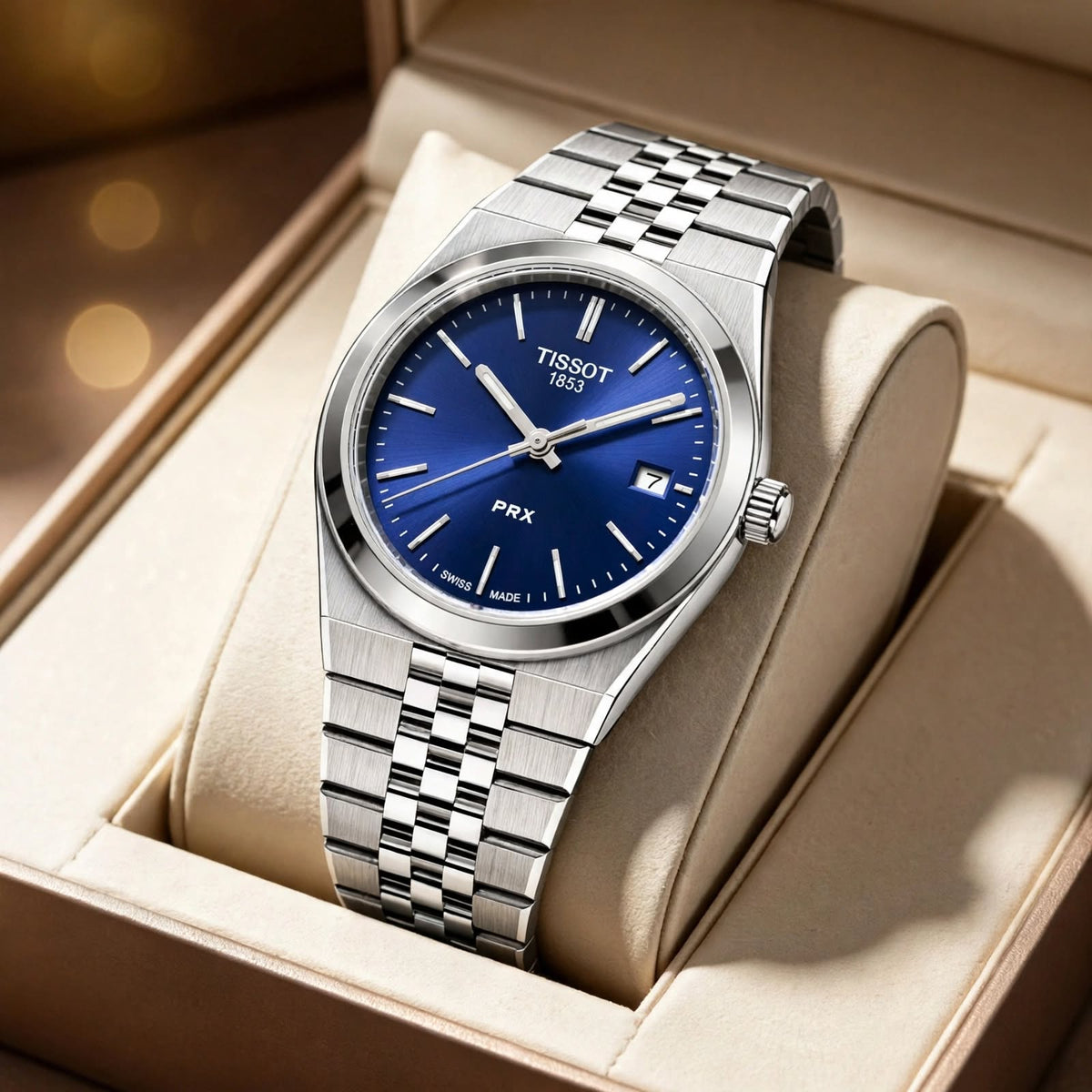 Tissot PRX Blue Dial Stainless Steel Men’s Watch