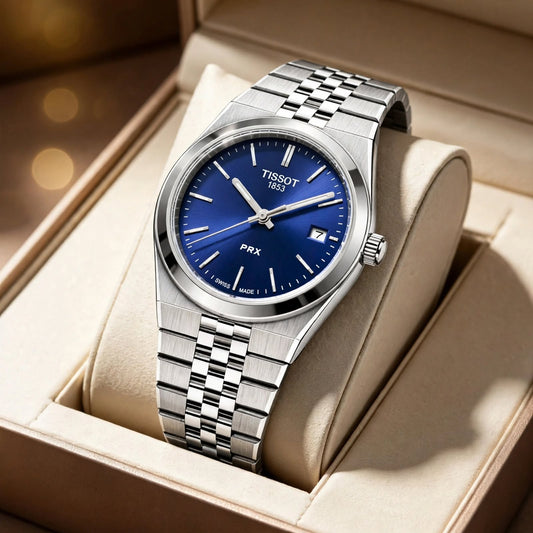 Tissot PRX Blue Dial Stainless Steel Men’s Watch